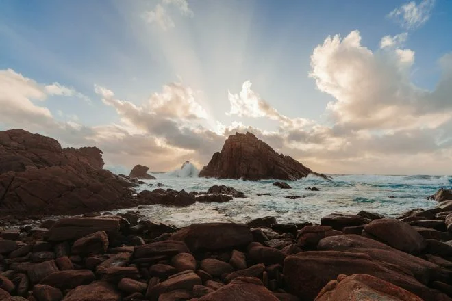 Sugarloaf Rock on the coast near Cape Naturaliste, Dunsborough